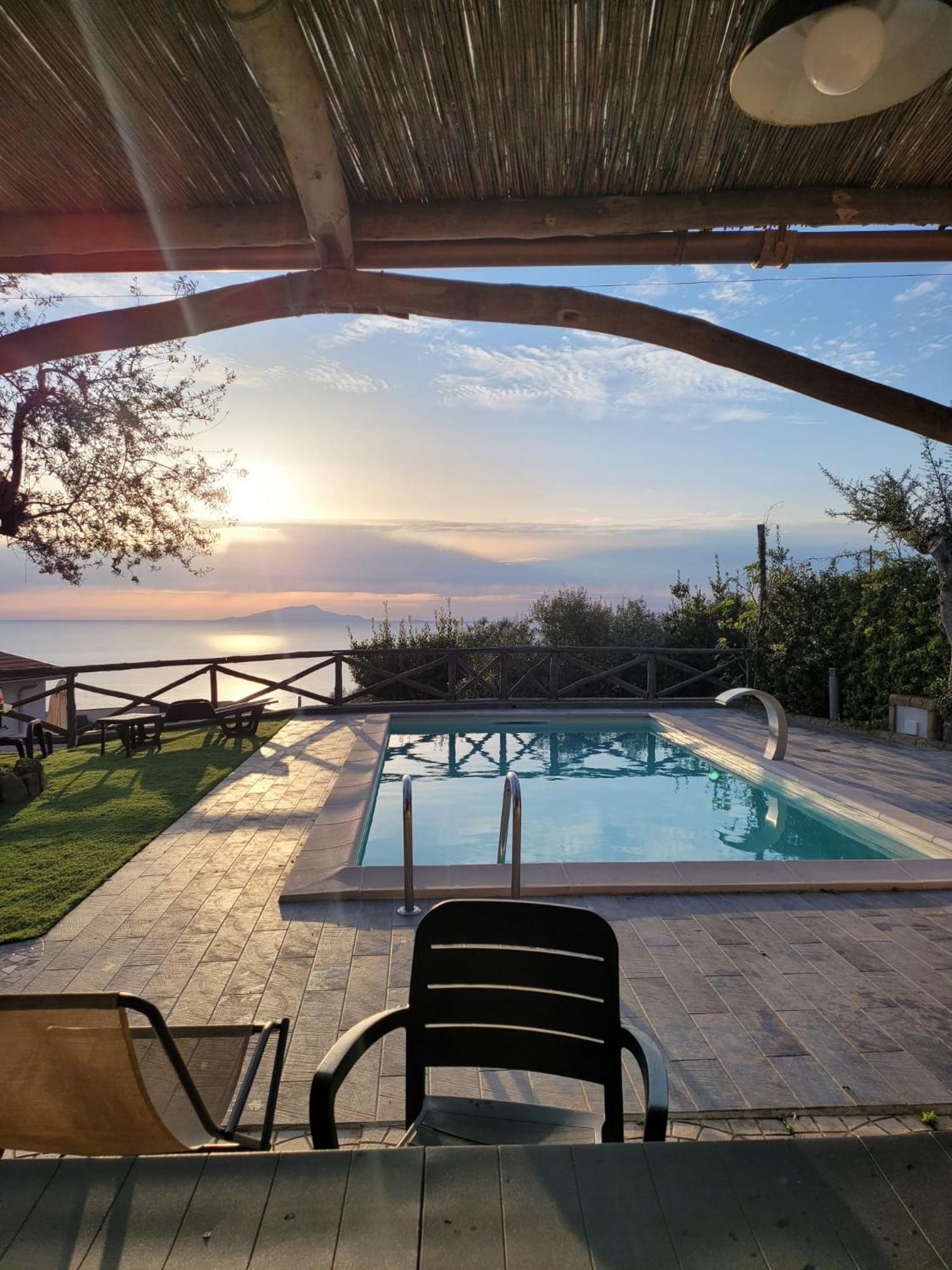 Villa Bellatrix Massa Lubrense Bagian luar foto