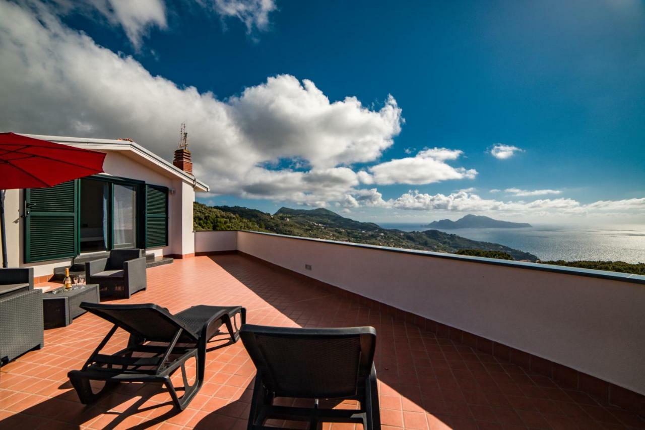 Villa Bellatrix Massa Lubrense Bagian luar foto
